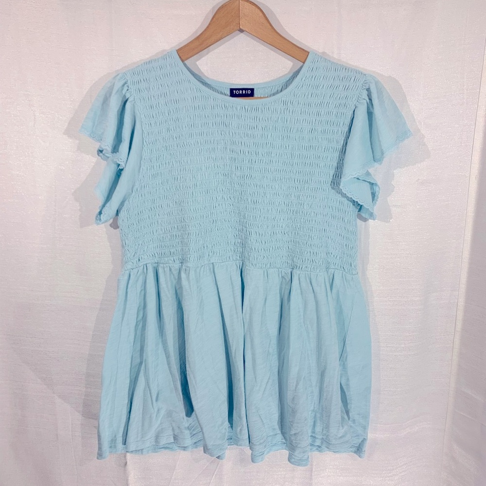 Torrid Baby Doll Blouse